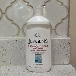 New! Jergens Cherry Almond Extra Moisturizing Hand Wash Refill 16 fl oz
